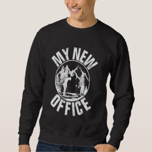 My New Office Golf Retired Golf Player Golfer Reti Sweatshirt