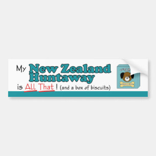 My New Zealand Huntaway is All That! Bumper Sticker