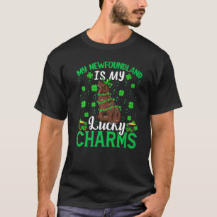 My Newfoundland Dog Is My Lucky Charms Dog St Patr T-Shirt