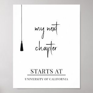 My Next Chapter Graduation  Poster