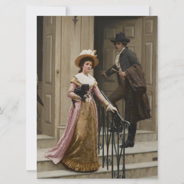 My Next-Door Neighbour (Flirting Couple) (Beauty) Card (Front)