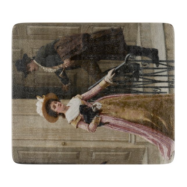 My Next-Door Neighbour (Flirting Couple) (Beauty) Cutting Board (Front)