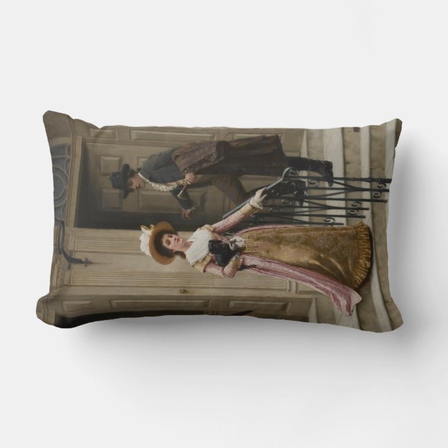 My Next-Door Neighbour (Flirting Couple) (Beauty) Lumbar Cushion (Front)