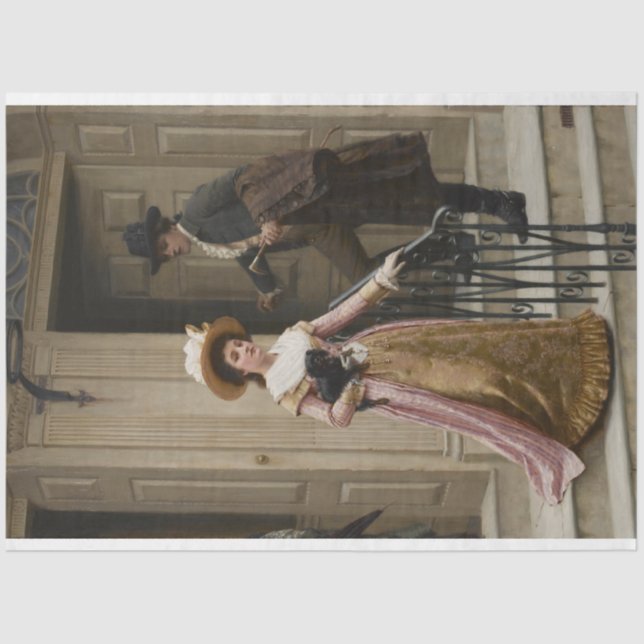 My Next-Door Neighbour (Flirting Couple) (Beauty) Tissue Paper (Front)