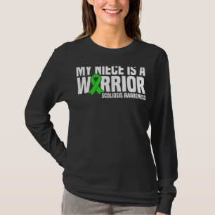 My Niece Is A Warrior Scoliosis Awareness T-Shirt