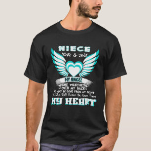 My Niece Is My Guardian Angel She Watches Over Me T-Shirt