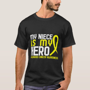 My Niece Is My Hero Childhood Cancer Awareness   T-Shirt