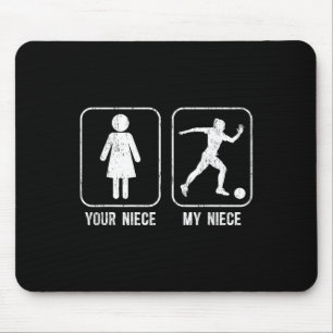 My Niece Soccer Uncle Of A Soccer Player Uncle Mouse Mat