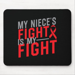 My Niece's Fight is My Fight Blood Cancer Awarenes Mouse Mat