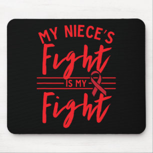 My Niece's Fight Is My Fight Chd Heart Disease Awa Mouse Mat