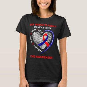 My Nieces Fight Is My Fight Chd Heart Disease Awar T-Shirt