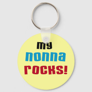 My Nonna Rocks T-shirts and Gifts Key Ring