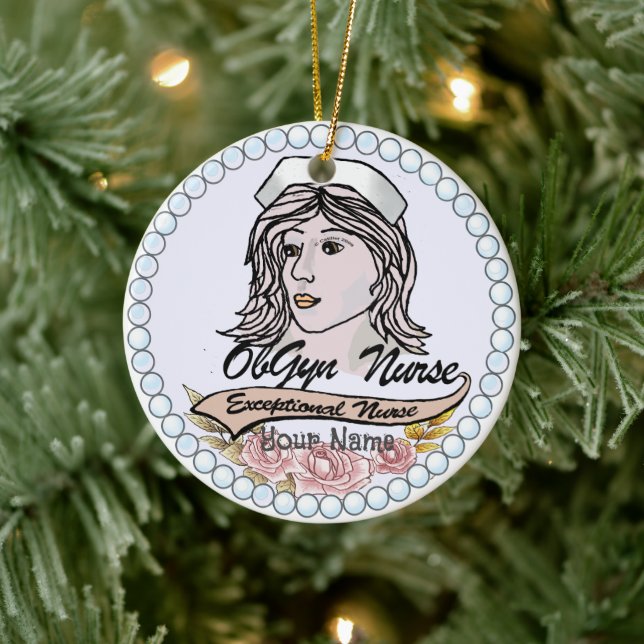 My OB GYN Nurse Ceramic Tree Decoration (Tree)