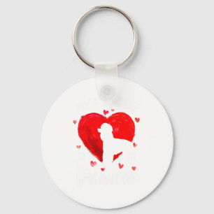 My Odle Is My Valentine Hearts Odle Dog Valent Key Ring