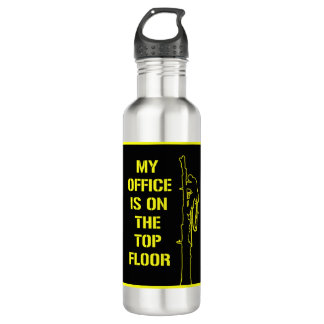 ‘My office is on the top floor’ Arborist 710 Ml Water Bottle