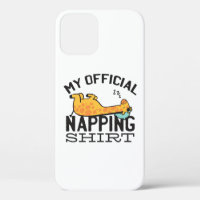 My official napping shirt - Lazy sleeping Giraffe