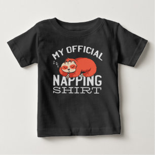 My official napping shirt - Lazy sleeping Sloth
