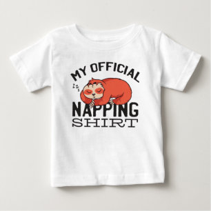 My official napping shirt - Lazy sleeping Sloth
