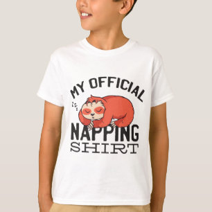 My official napping shirt - Lazy sleeping Sloth