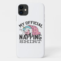 My official napping shirt - Lazy sleeping Unicorn