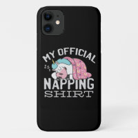 My official napping shirt - Lazy sleeping Unicorn