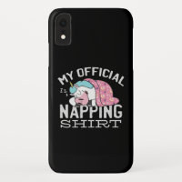 My official napping shirt - Lazy sleeping Unicorn