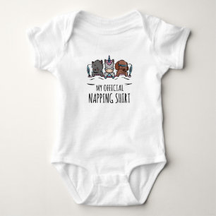 My official napping shirt sleeping Unicorn Dog Cat