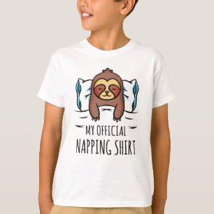 My official napping shirt with sleeping Sloth