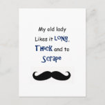 My old lady postcard<br><div class="desc">Part of the StandingMustache collection</div>