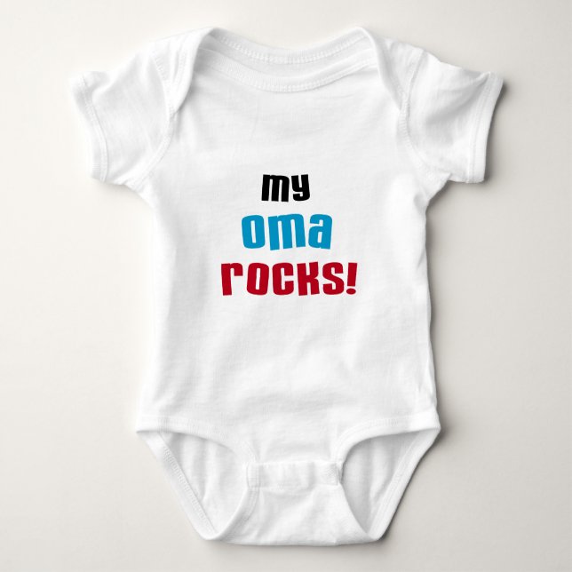 My Oma Rocks T-shirts and Gifts (Front)