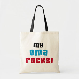 My Oma Rocks T-shirts and Gifts Tote Bag