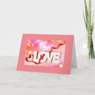 MY ONE TRUE LOVE/MY VERY BEST FRIEND ANNIVERSARY  CARD