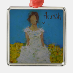 My one word: flourish metal tree decoration