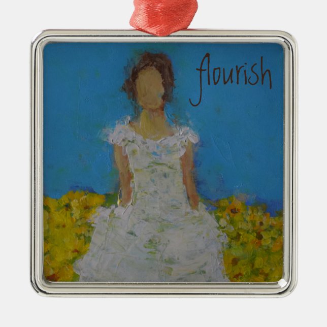 My one word: flourish metal tree decoration (Front)