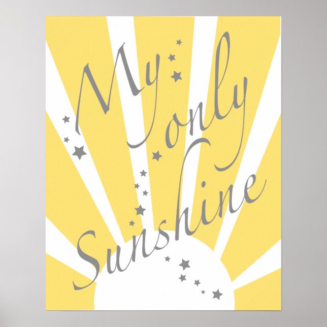 My only sunshine poster (Front)