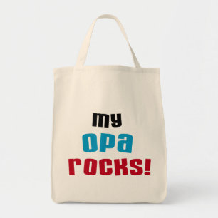 My Opa Rocks T-shirts and Gifts Tote Bag