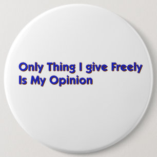 My Opinion Badge