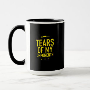 My opponents funny boxing quote mug
