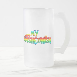 My Opshernish Frosted Glass Beer Mug