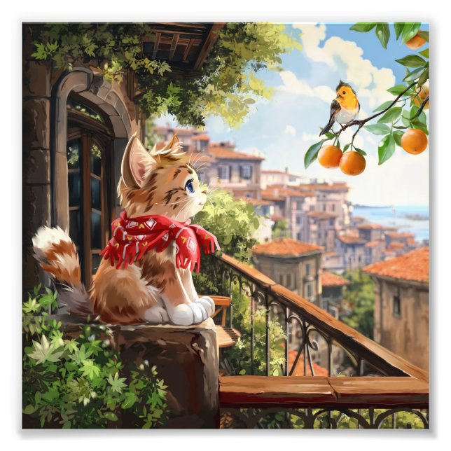 My oranges photo print (Front)