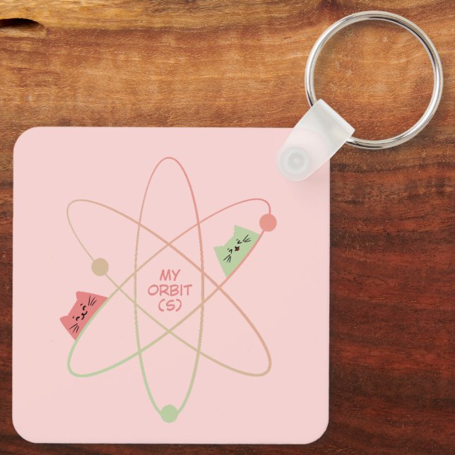 My Orbit(s) Cute Keychain (Back)