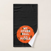 My Other Ball Is A Pickle Golfer Orange Pickleball