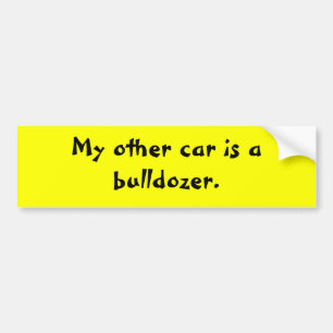 my-other-car-12 bumper sticker