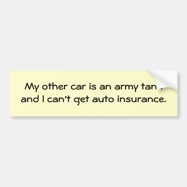 my-other-car-22 bumper sticker (Front)