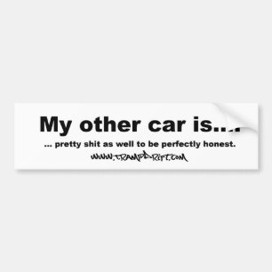 my_other_car bumper sticker
