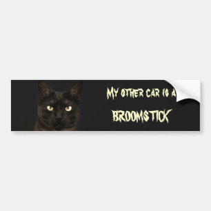 My other car is a broomstick bumper sticker