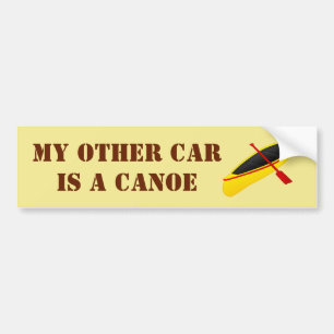 My Other Car is a Canoe Bumper Sticker