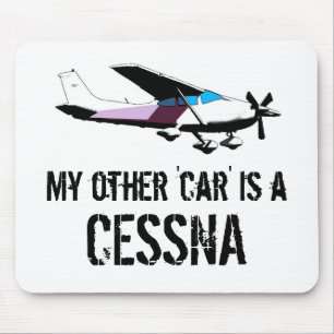 My other car is a Cessna Mouse Mat