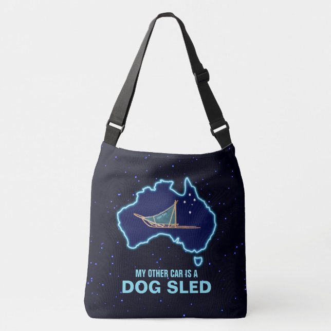 My Other Car Is A Dog Sled - Australia Crossbody Bag (Front)