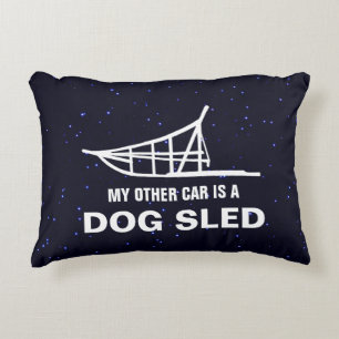 My Other Car Is A Dogsled Decorative Cushion